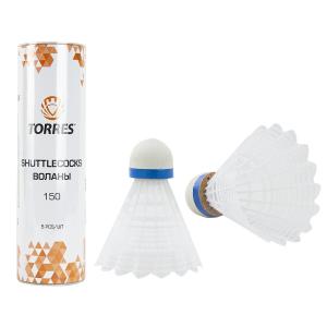 Купить Воланы для бадминтона Torres 150 (нейлон) BD20108 в Владивостоке 