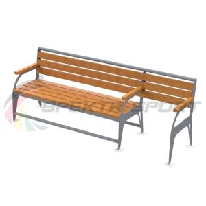 Купить Скамья с местом для коляски в Владивостоке 