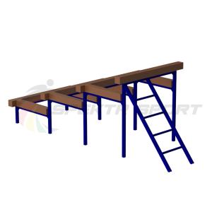 Купить Элемент полосы препятствий Разрушенная лестница в Владивостоке 