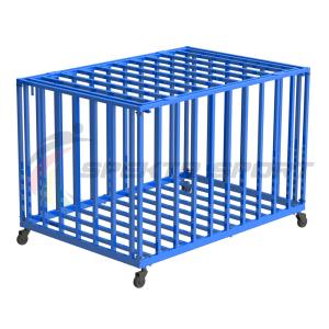 Купить Корзина для хранения мячей передвижная металлическая (стенки - мет. профиль) Разборная в Владивостоке 